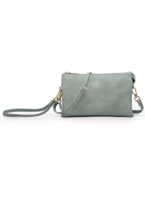 3 Compartment Crossbody/Wristlet