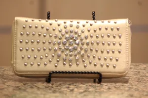 ADO | Sunburst Gold Zip Clutch Wallet