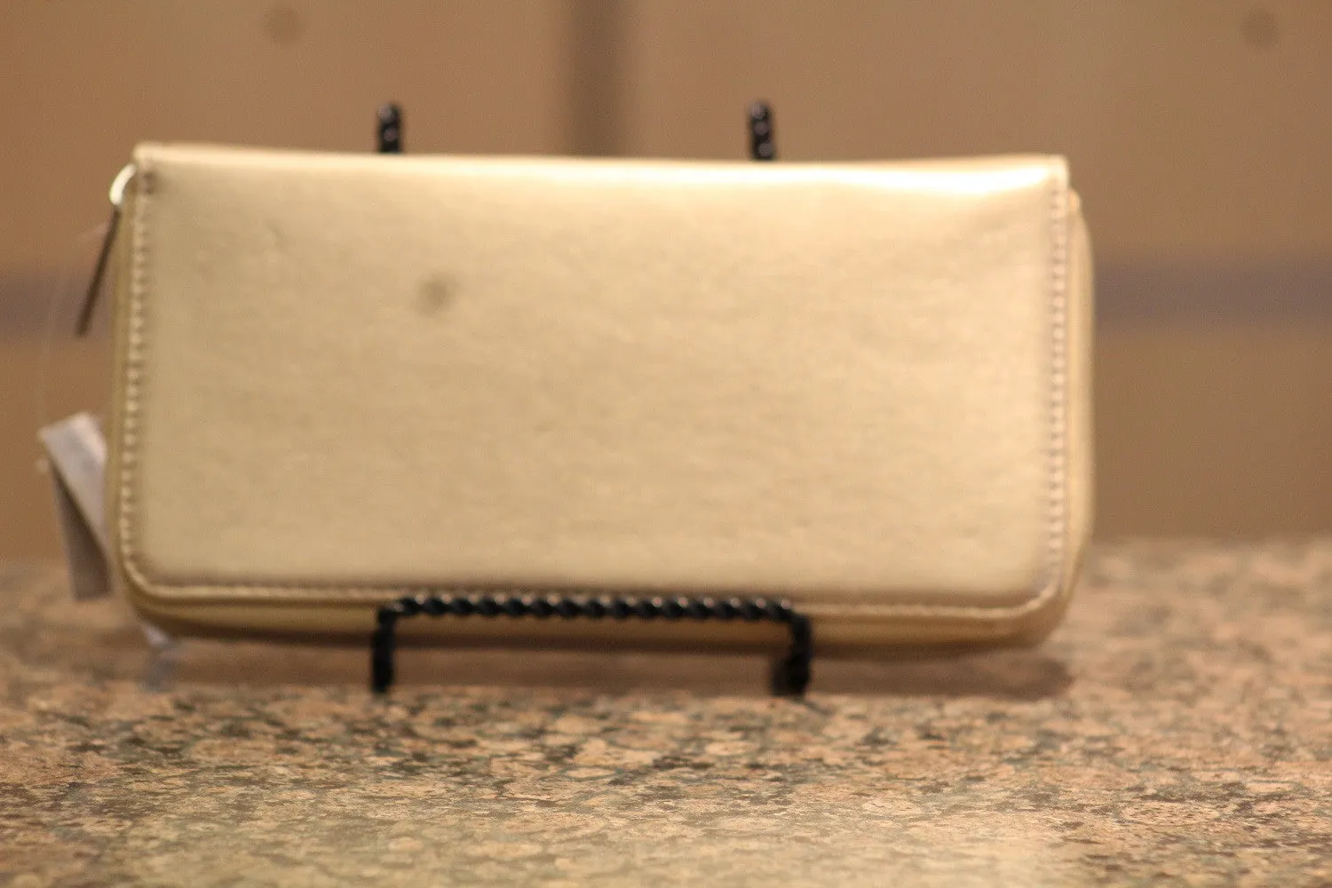 ADO | Sunburst Gold Zip Clutch Wallet