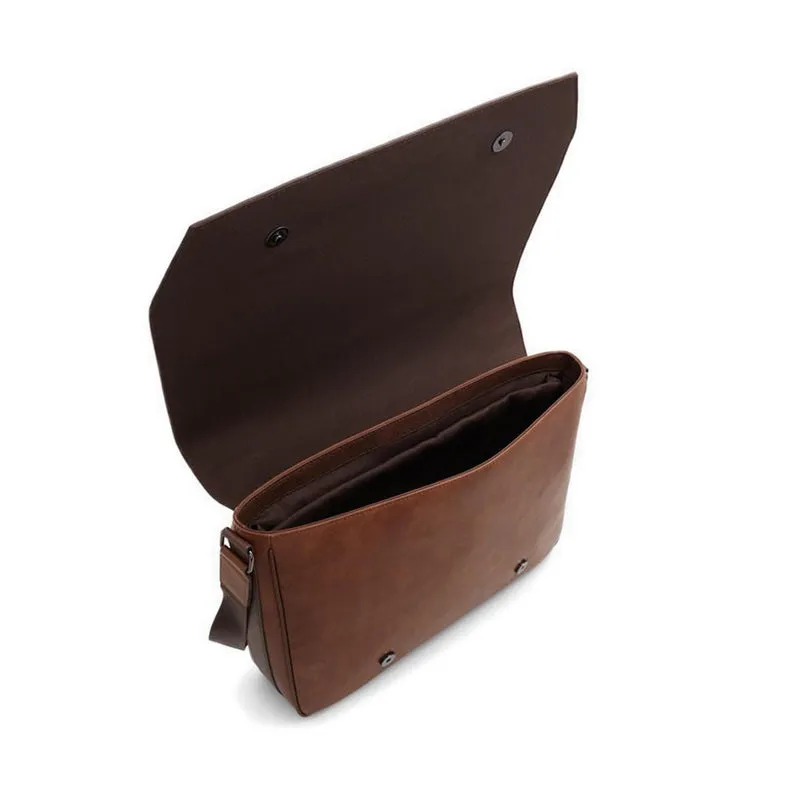 Aldo Afendannor Men's Messenger - Tan Combo