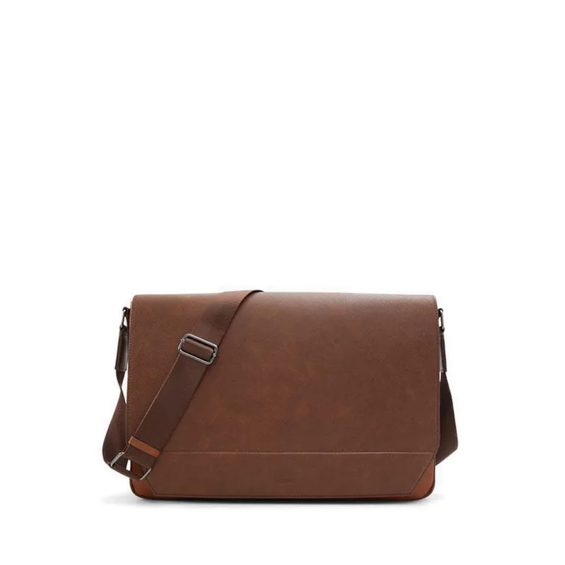 Aldo Afendannor Men's Messenger - Tan Combo
