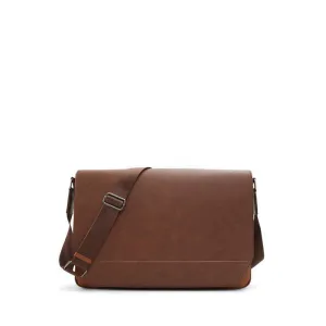 Aldo Afendannor Men's Messenger - Tan Combo