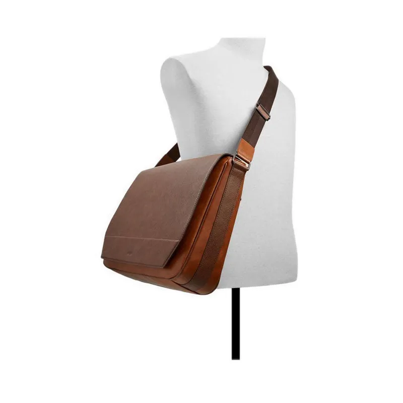 Aldo Afendannor Men's Messenger - Tan Combo