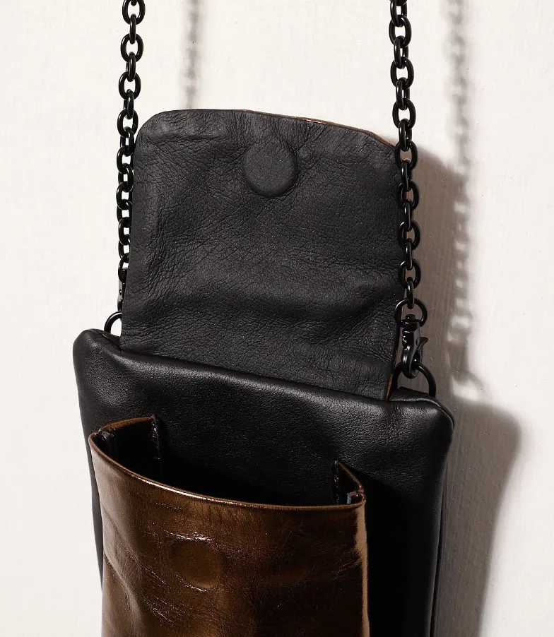 Anita Mini Bag in Metallic Bronze