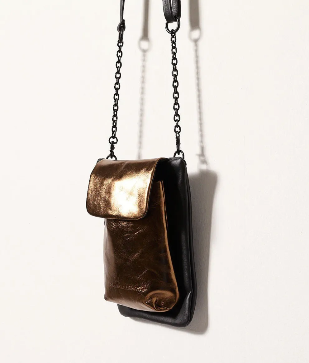 Anita Mini Bag in Metallic Bronze