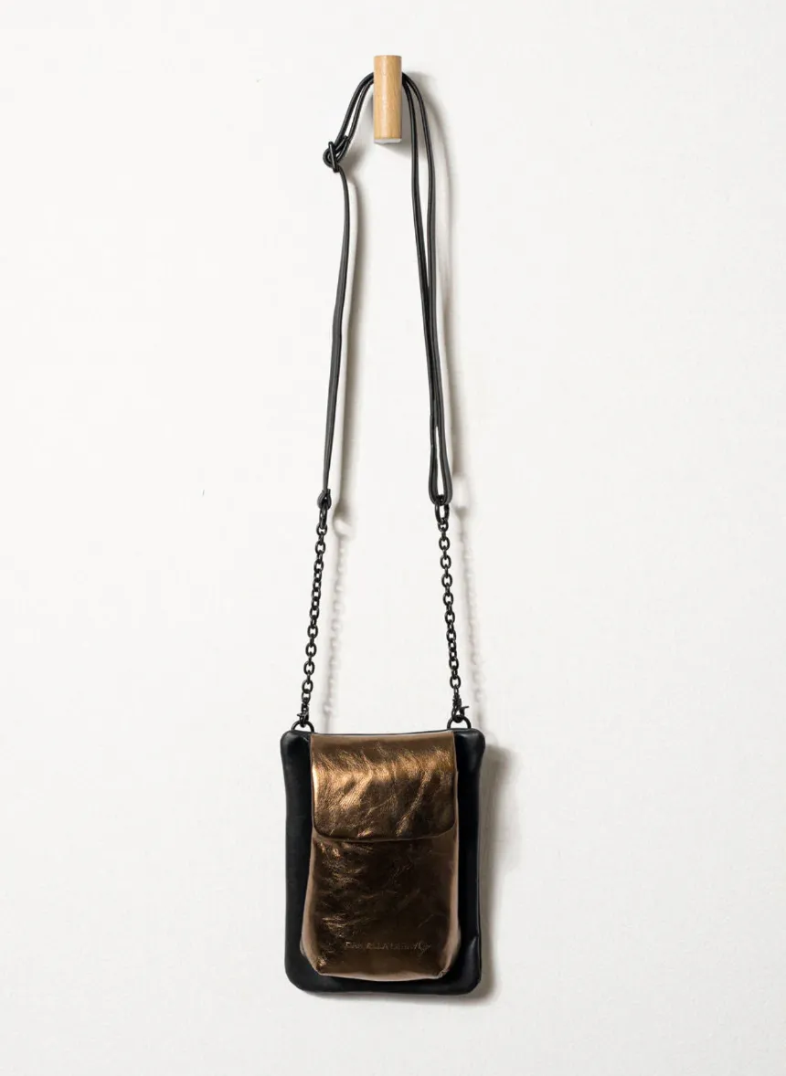 Anita Mini Bag in Metallic Bronze