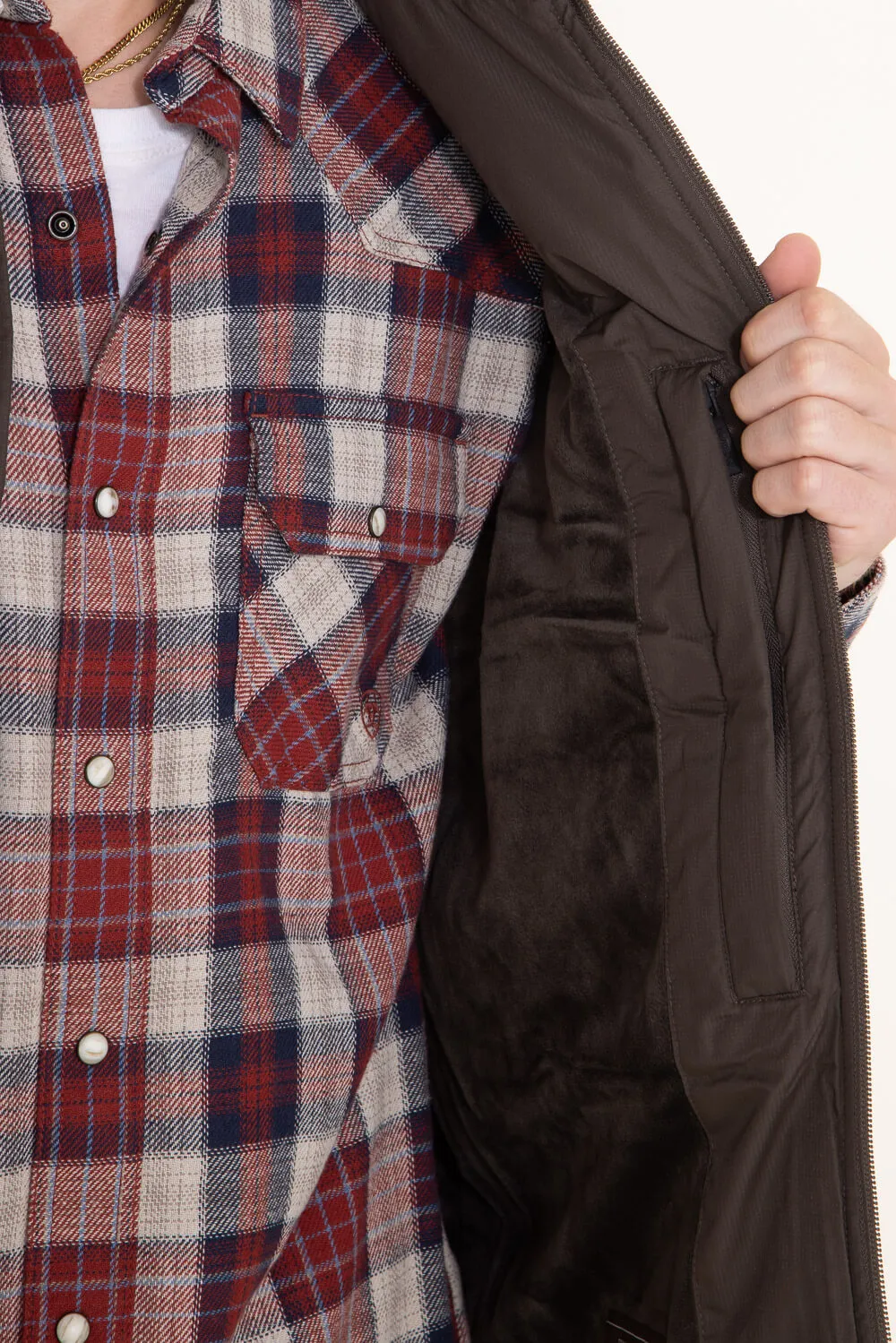 Ariat Crius Insulated Vest for Men in Brown | 10041518-BARK
