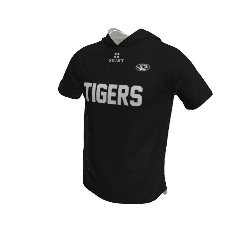 Basketball Stripe Short Sleeve Hooded Shooting Shirt. (x 10)