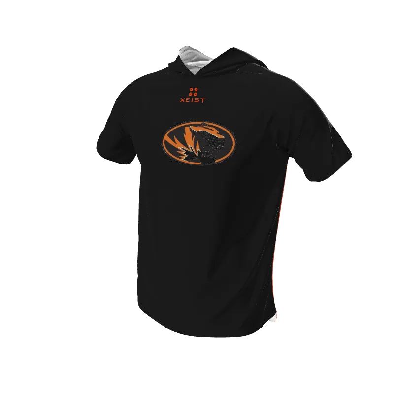 Basketball Stripe Short Sleeve Hooded Shooting Shirt. (x 16)