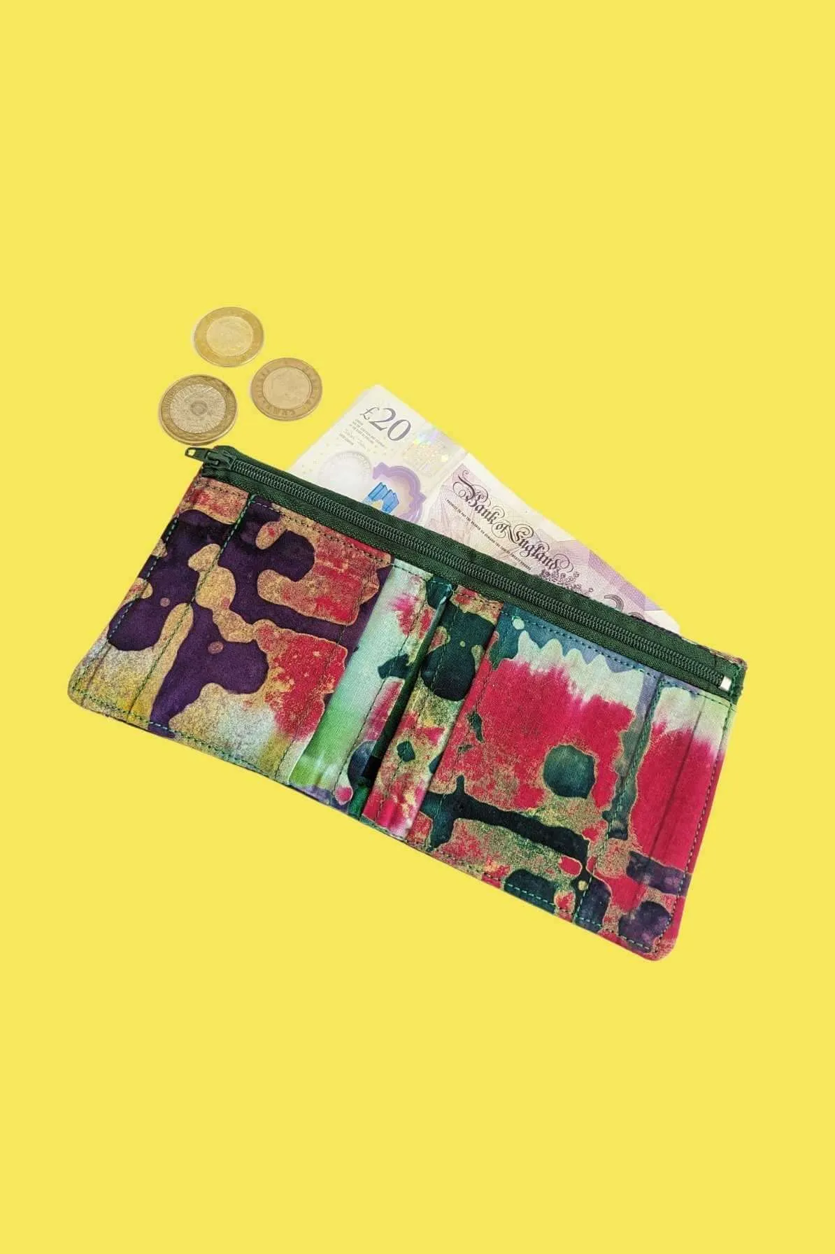 Batik African Print Fabric Wallet