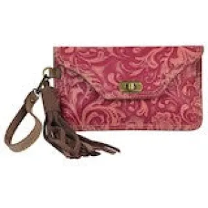 BG22018841MUL Wallet - Catchfly - Multi Pink Tooled