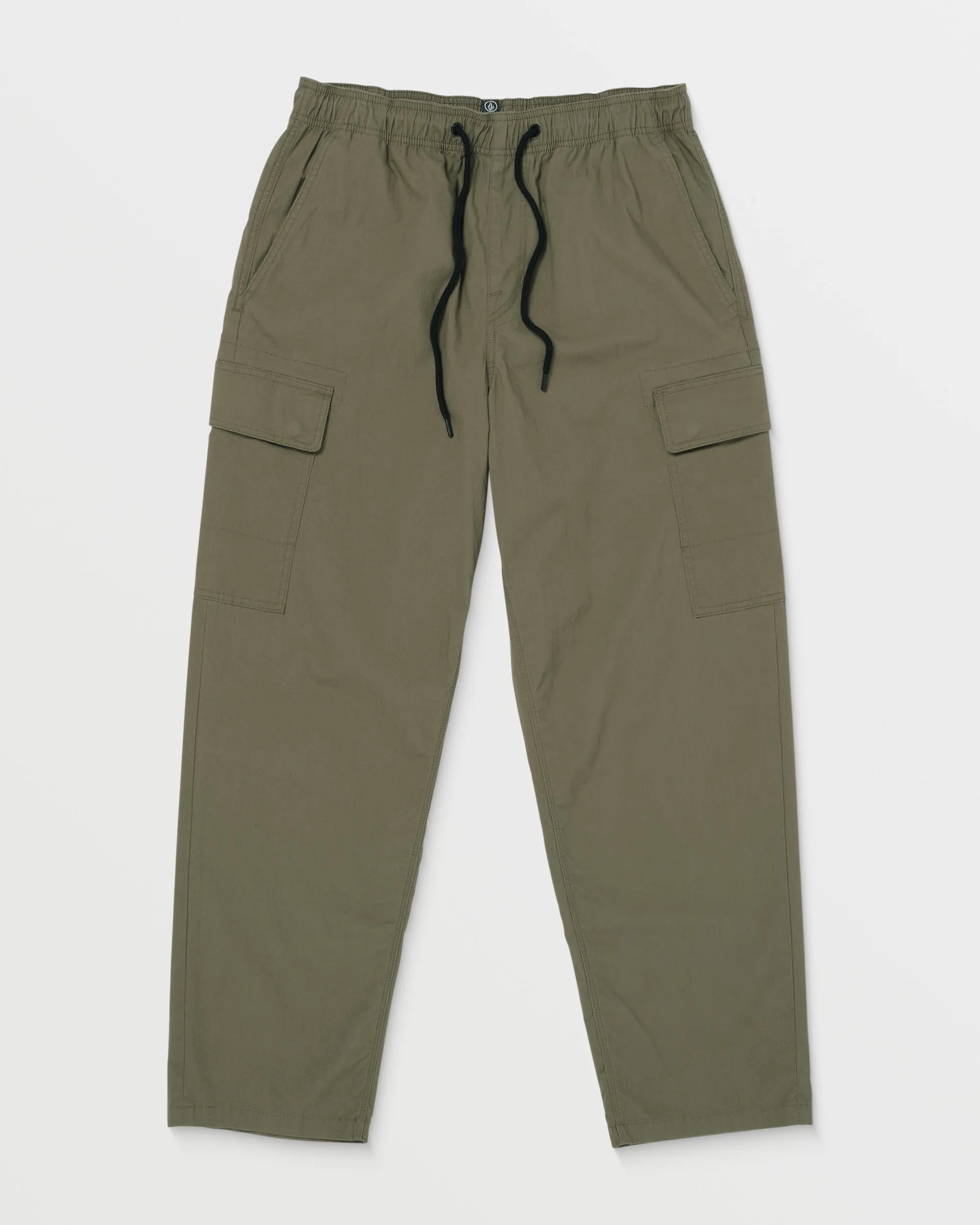 Billow Tapered Elasticated Waist Cargo - WINTERMOSS