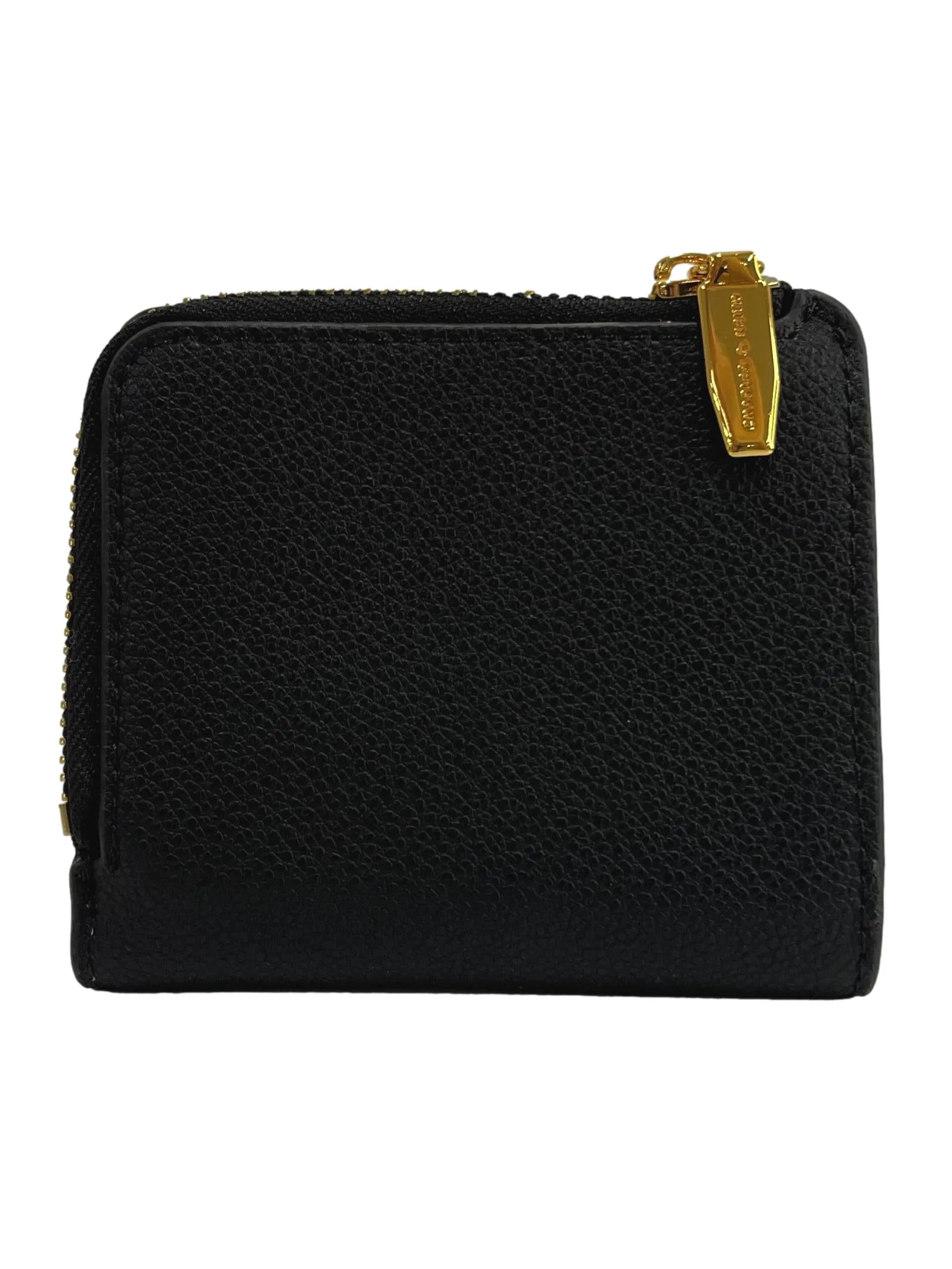 Black Harmonee Top Zip Small Wallet