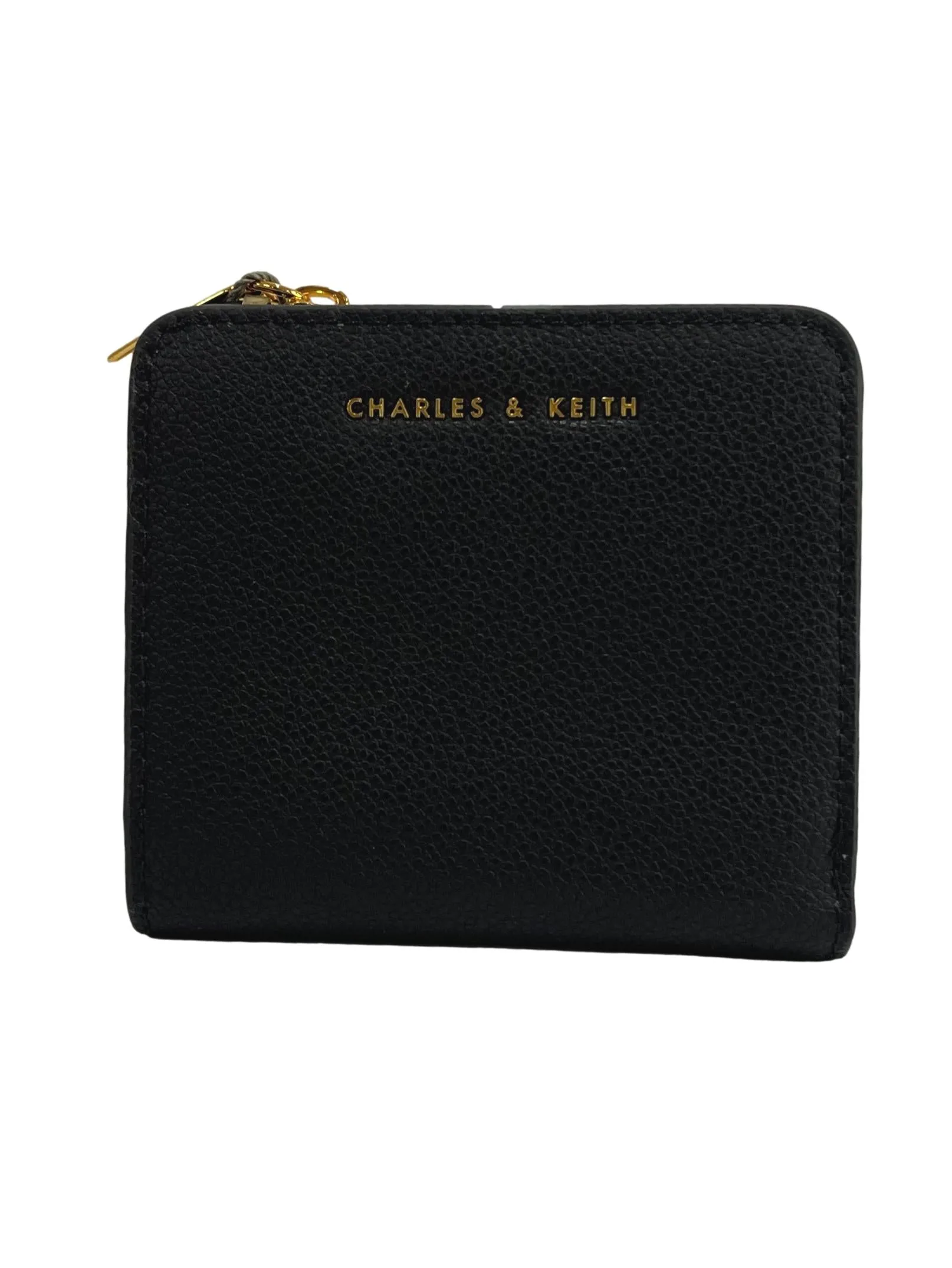 Black Harmonee Top Zip Small Wallet