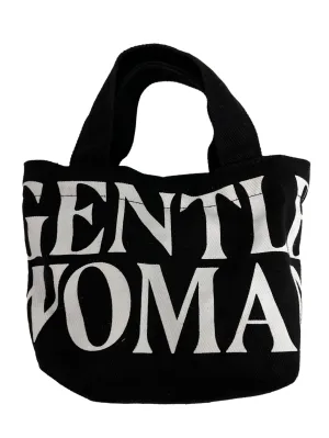 Black Micro Tote Bag