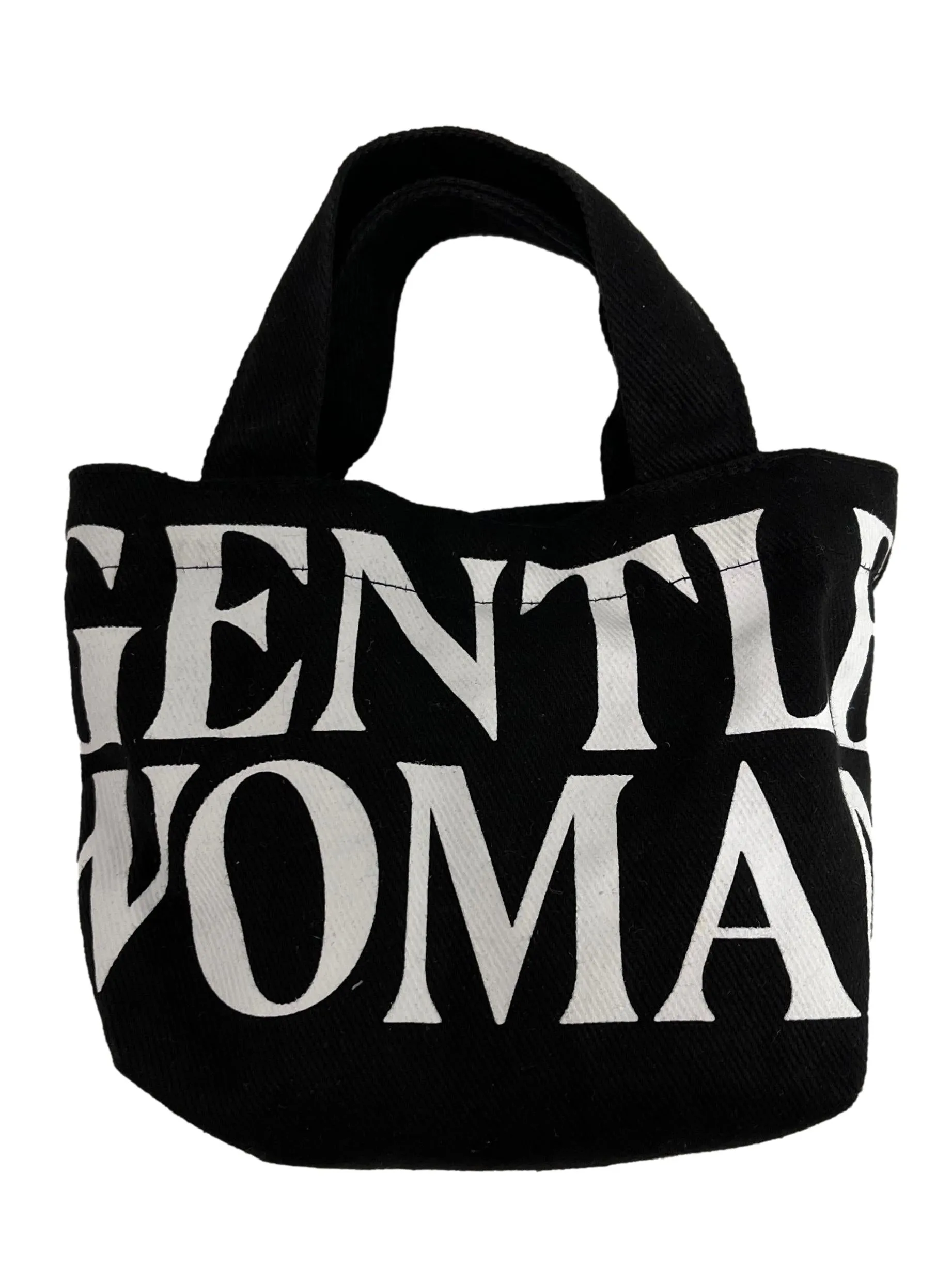 Black Micro Tote Bag