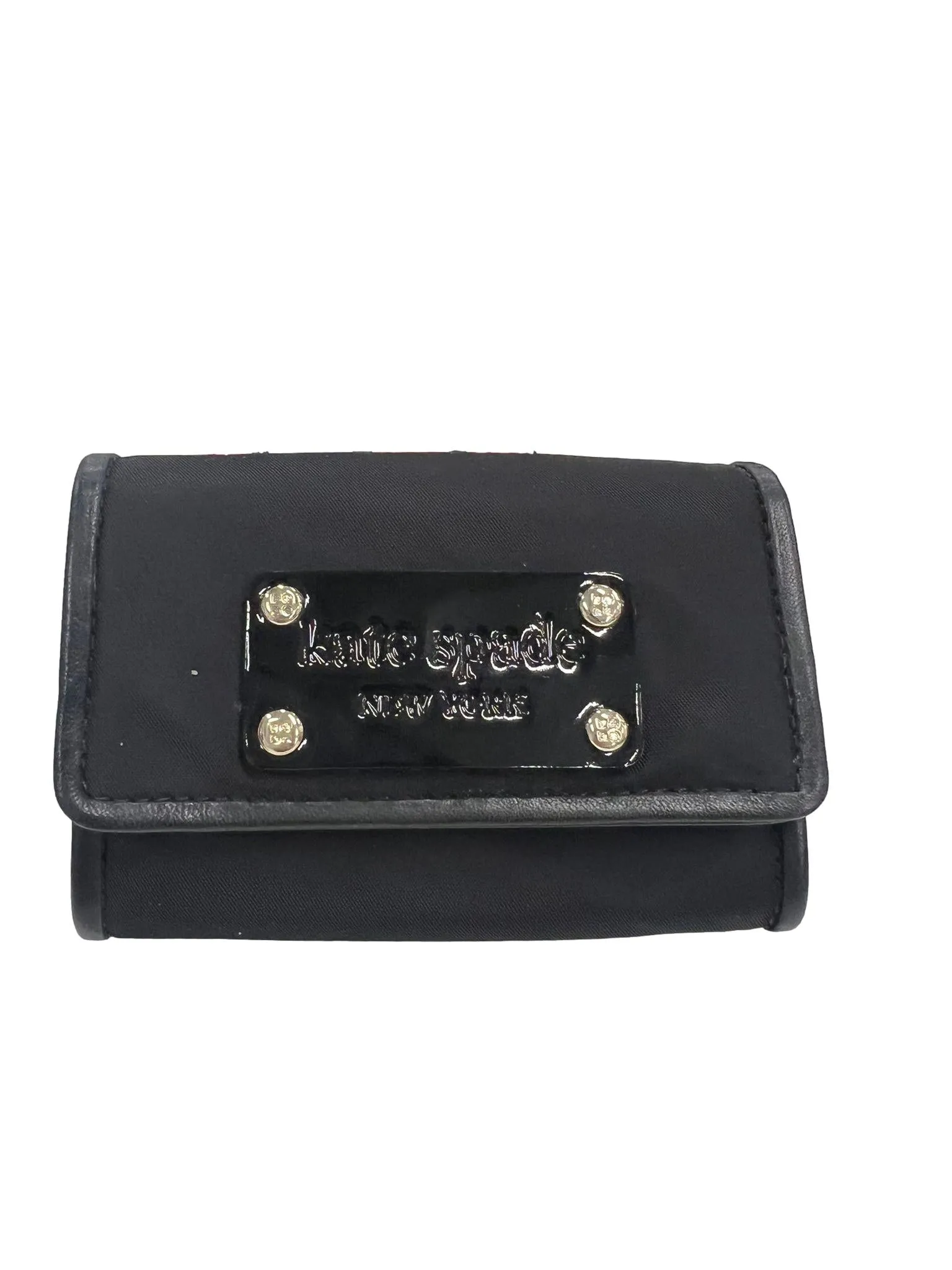 Black Nylon Coin Wallet