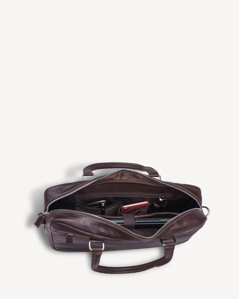 Bronco Laptop Bag - Brown
