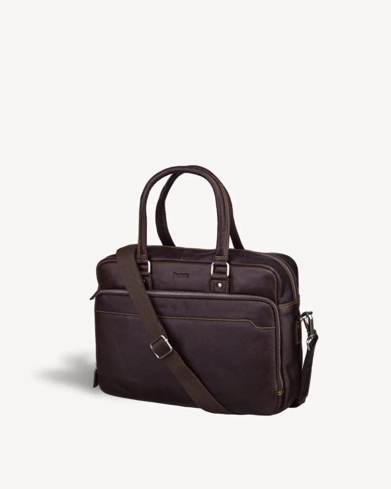 Bronco Laptop Bag - Brown