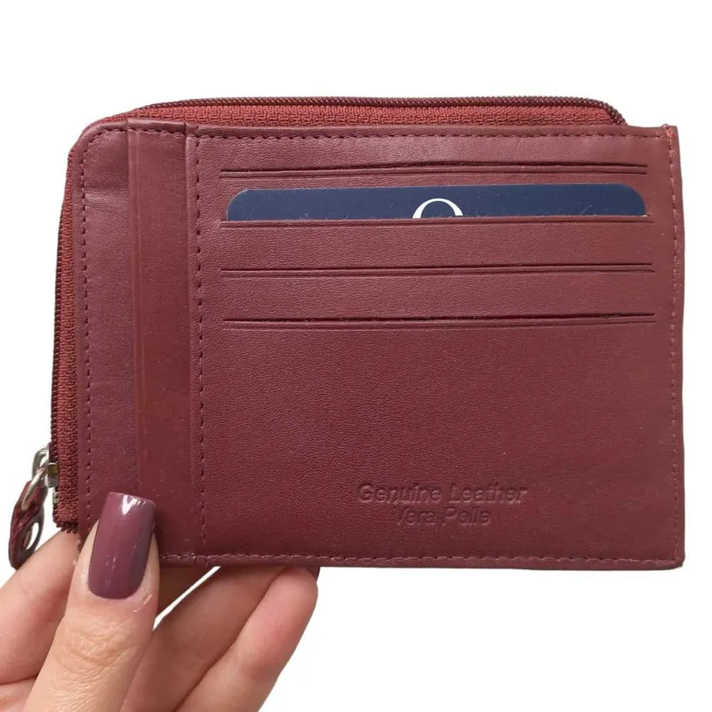 Brown And Black Credit Card Wallet