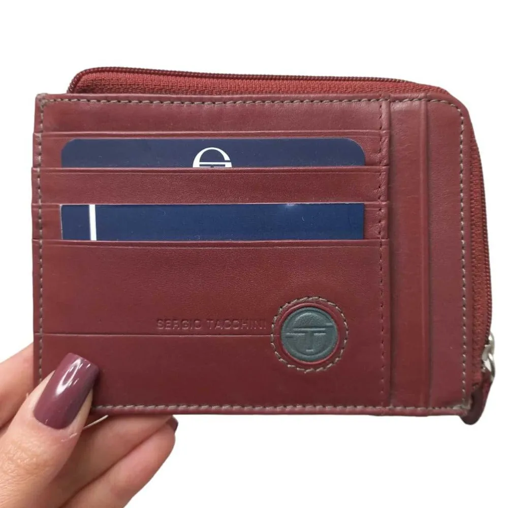 Brown And Black Credit Card Wallet