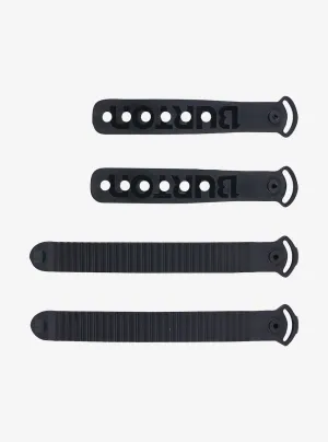 Burton Toe Tongue and Slider Replacement Set - Black