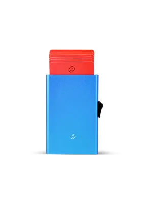C-Secure Aluminium RFID Cardholder Blue