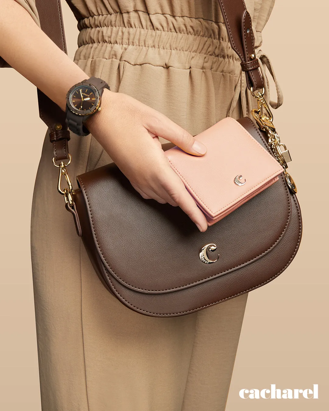 Cacharel CEL333X-Lady wallet Albane Nude