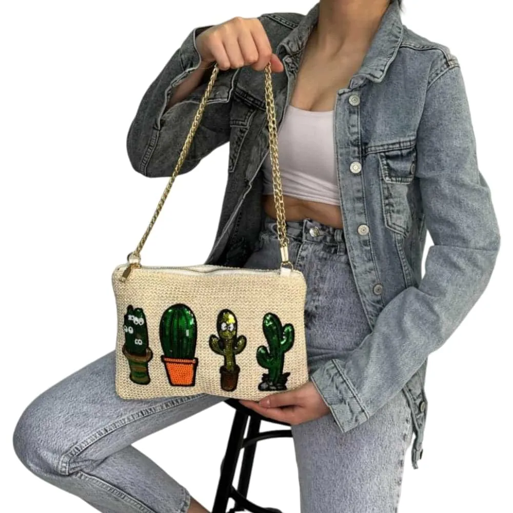 Cactus Straw Bag S-93
