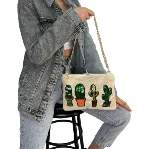 Cactus Straw Bag S-93