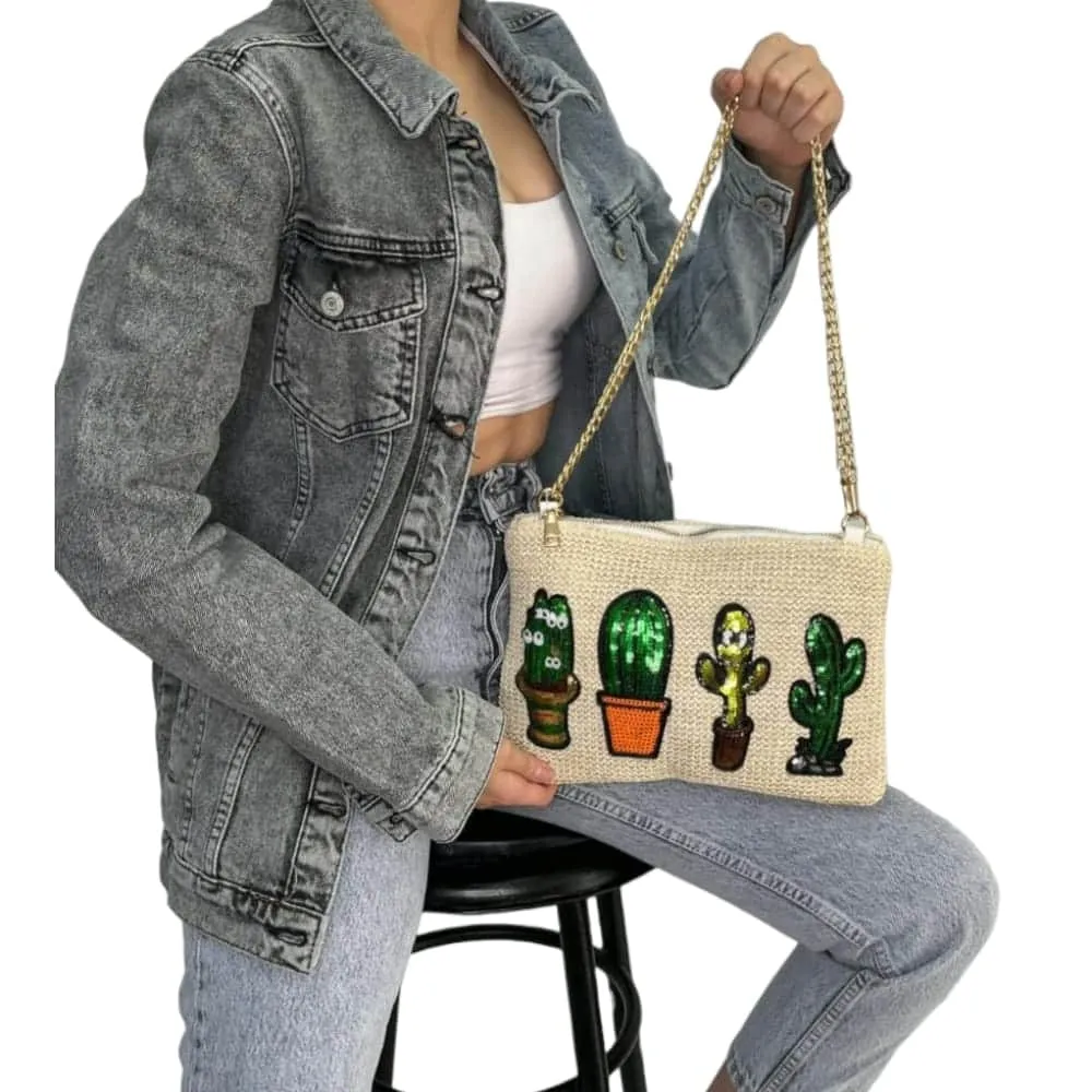 Cactus Straw Bag S-93