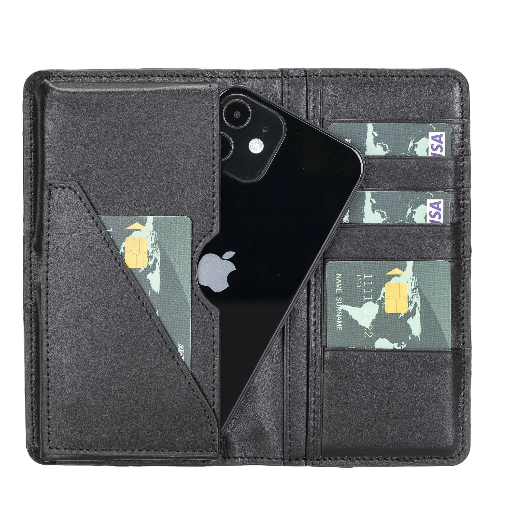 Calvina Customizable Genuine Leather Wallet for Unisex