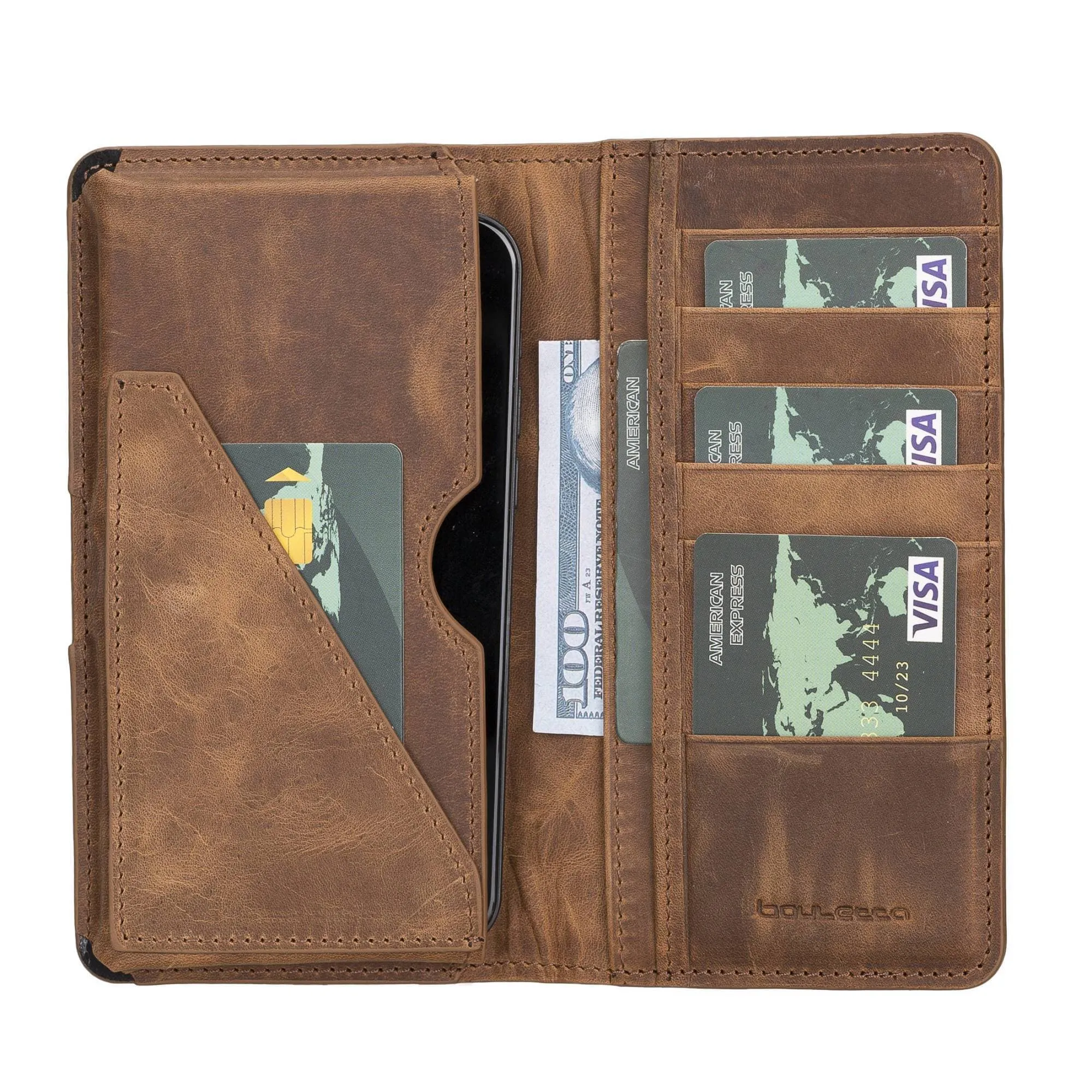 Calvina Customizable Genuine Leather Wallet for Unisex