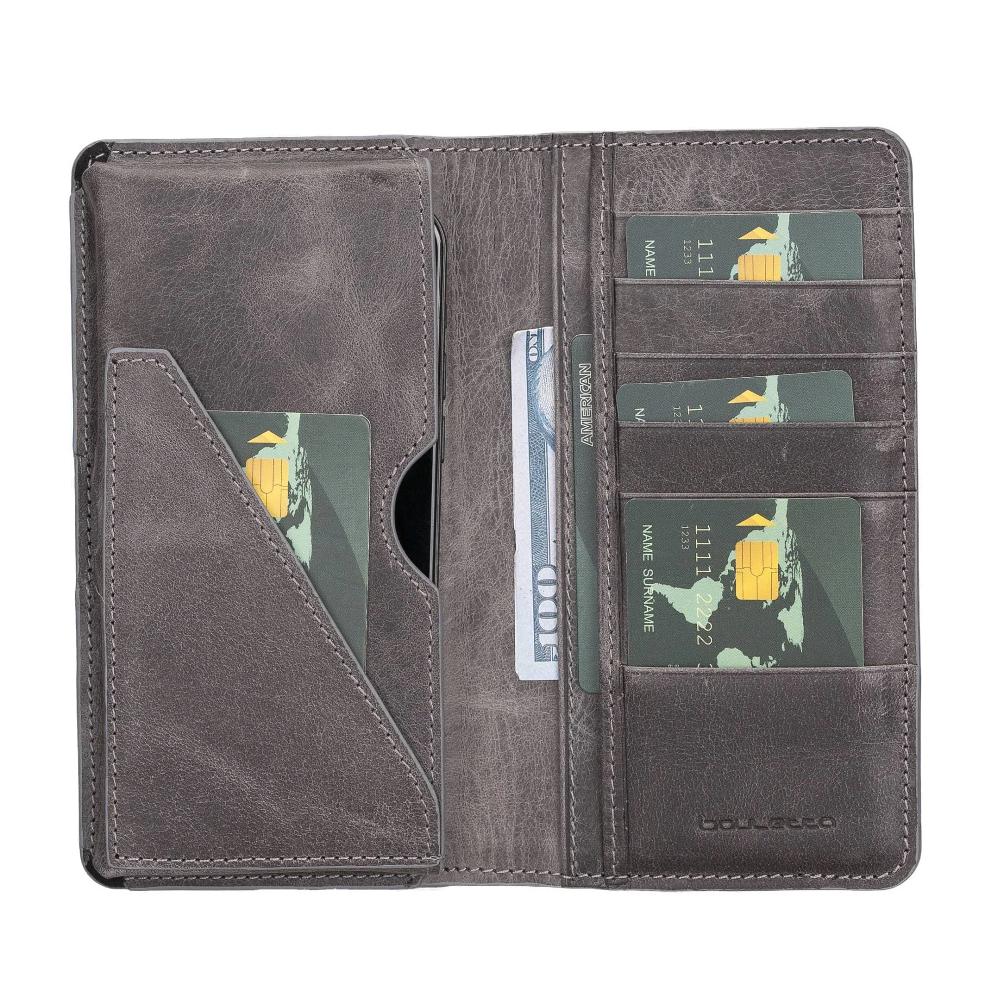 Calvina Customizable Genuine Leather Wallet for Unisex