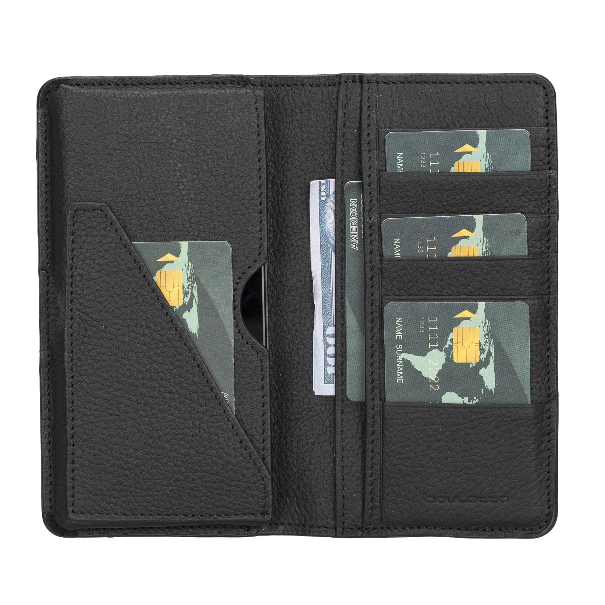 Calvina Customizable Genuine Leather Wallet for Unisex