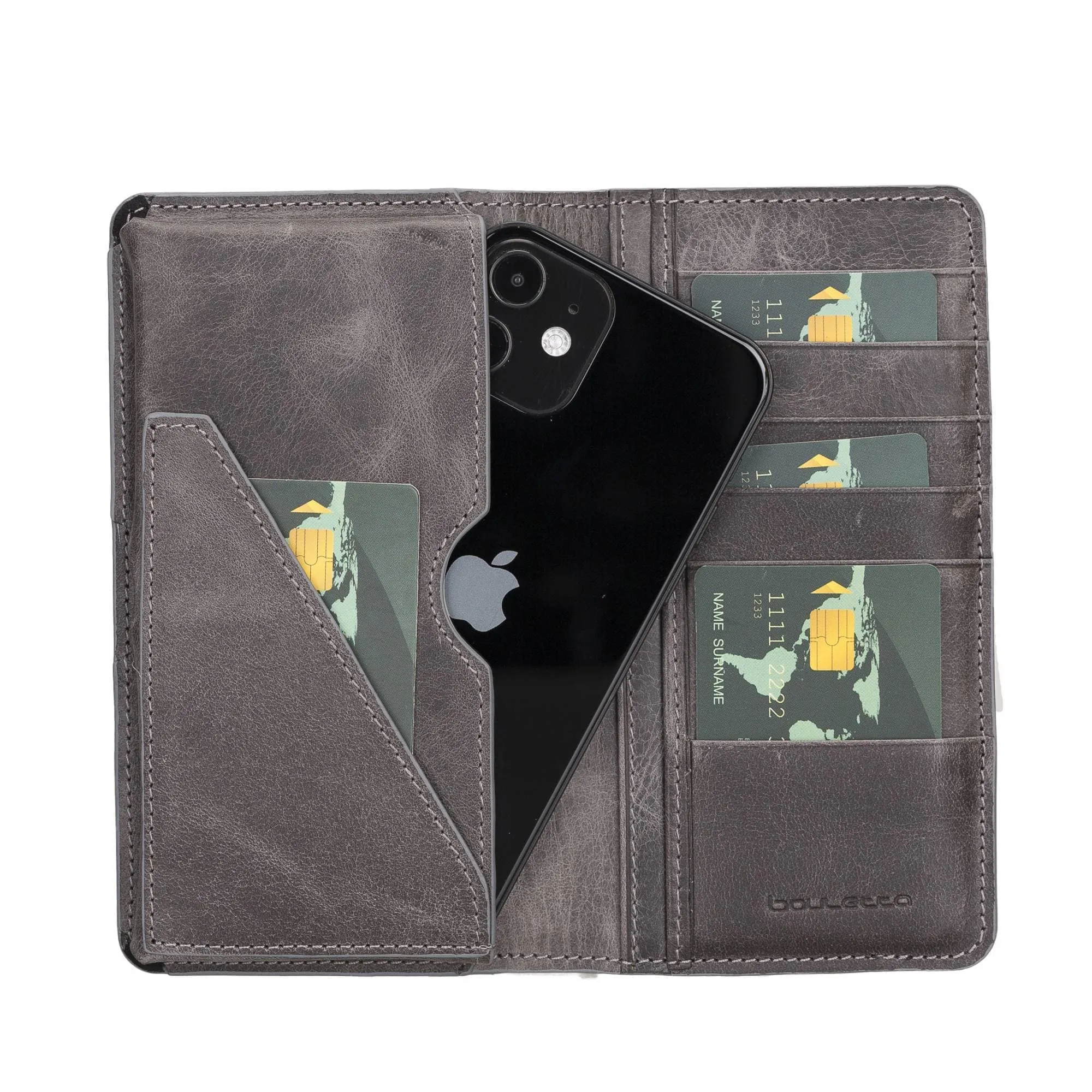 Calvina Customizable Genuine Leather Wallet for Unisex
