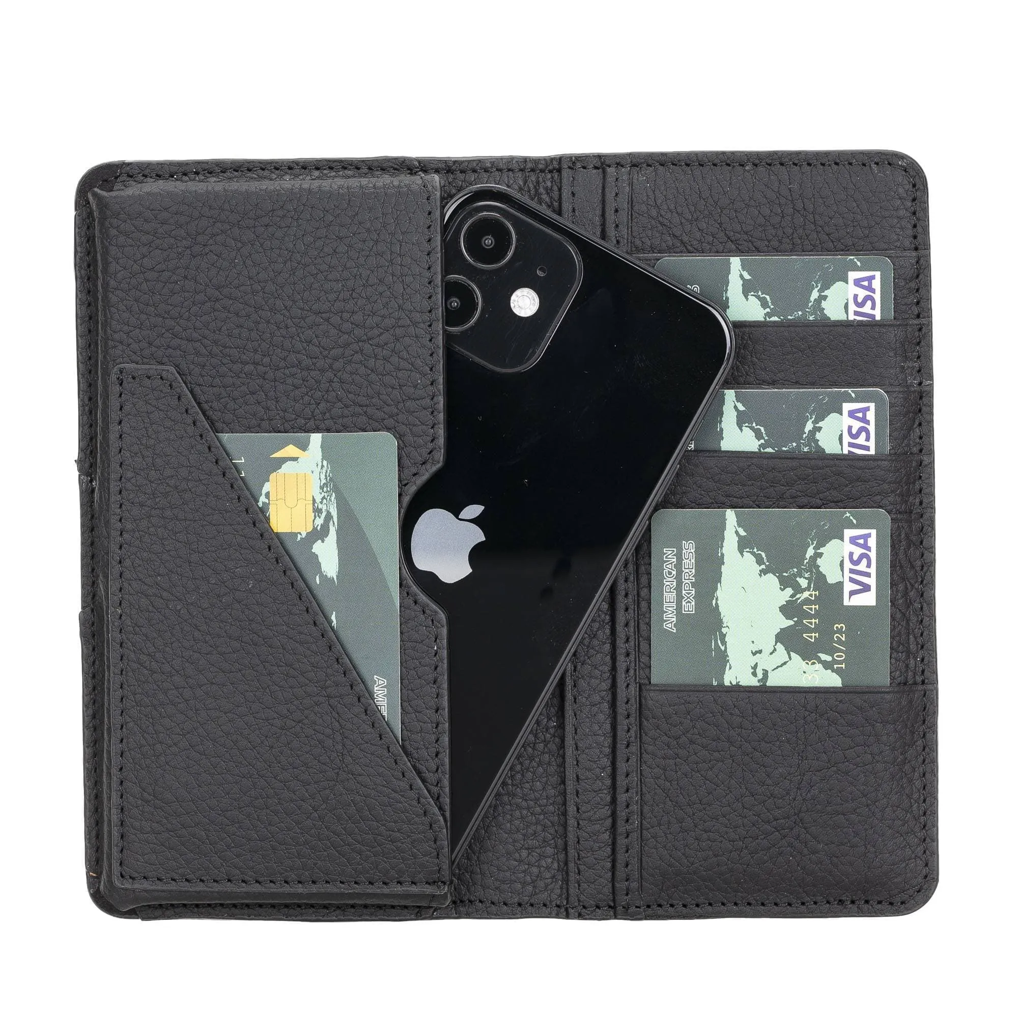 Calvina Customizable Genuine Leather Wallet for Unisex