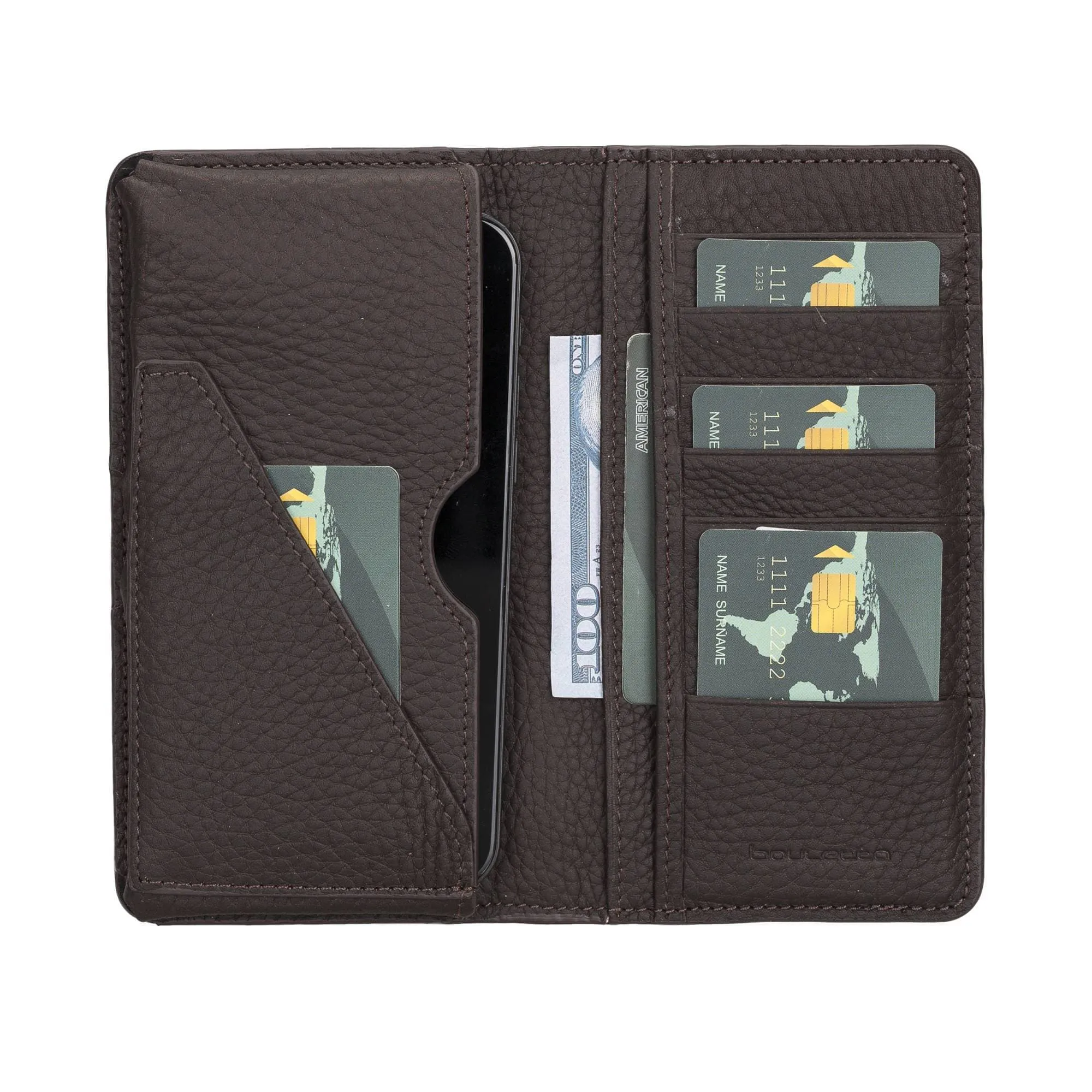 Calvina Customizable Genuine Leather Wallet for Unisex