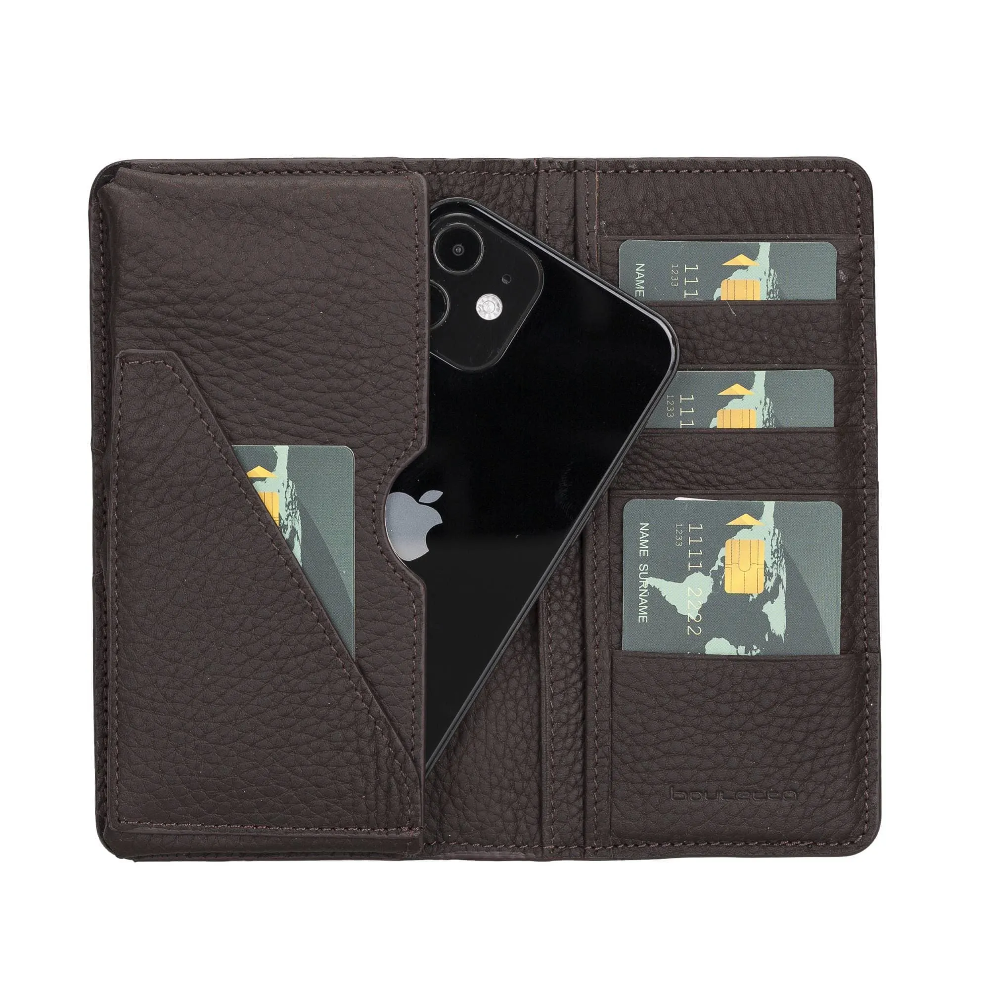 Calvina Customizable Genuine Leather Wallet for Unisex