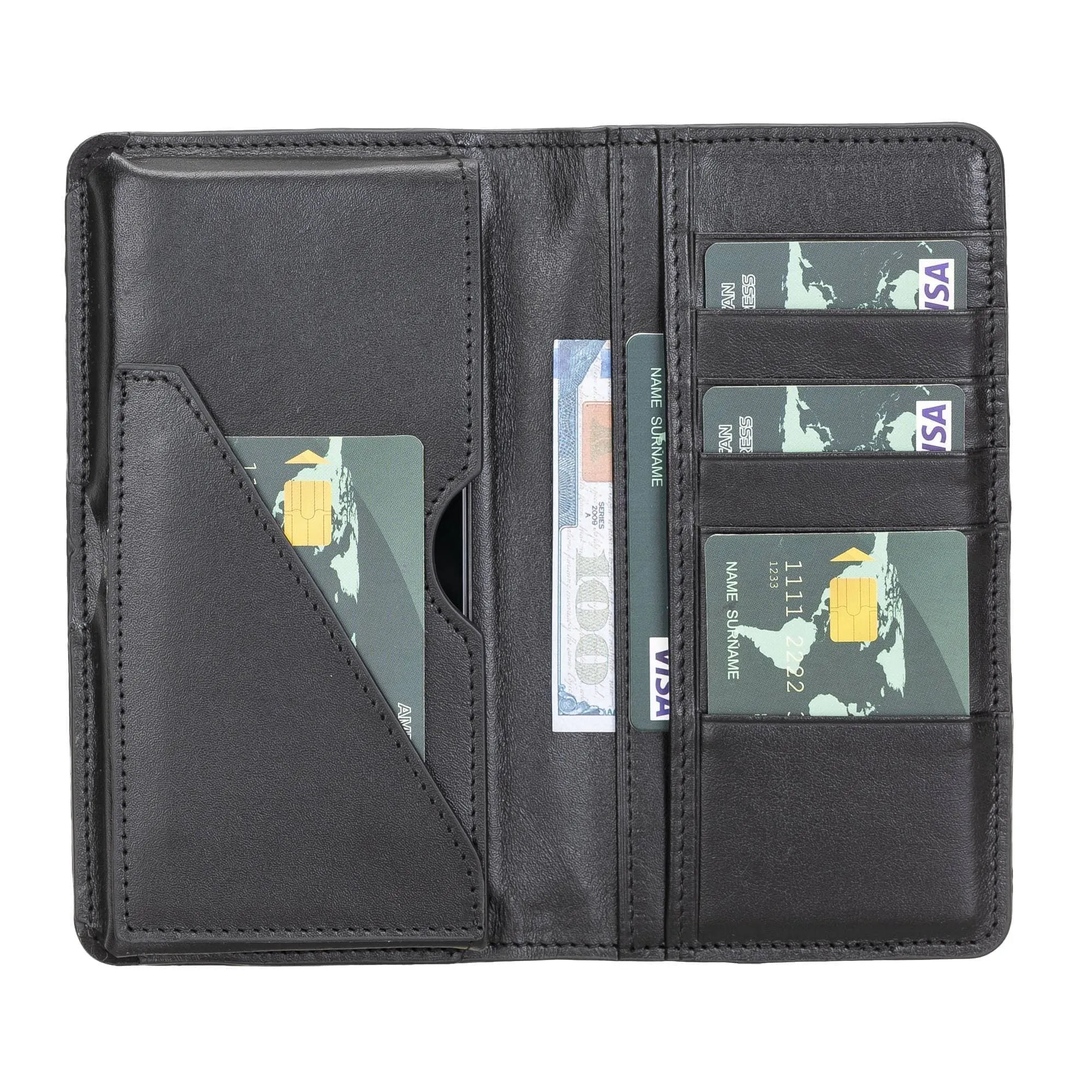 Calvina Customizable Genuine Leather Wallet for Unisex
