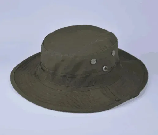 Camouflage Tactical Hat Military Bunny Bucket Hat  Cap Camo Men's Outdoor Sports Sun Bucket Hat Fishing Hiking Hunting Hat