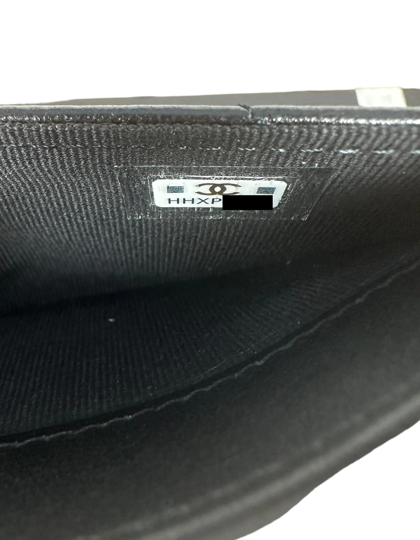 Chanel '23 NEW Black Lambskin Leather Quilted Chanel 19 Flap Wallet