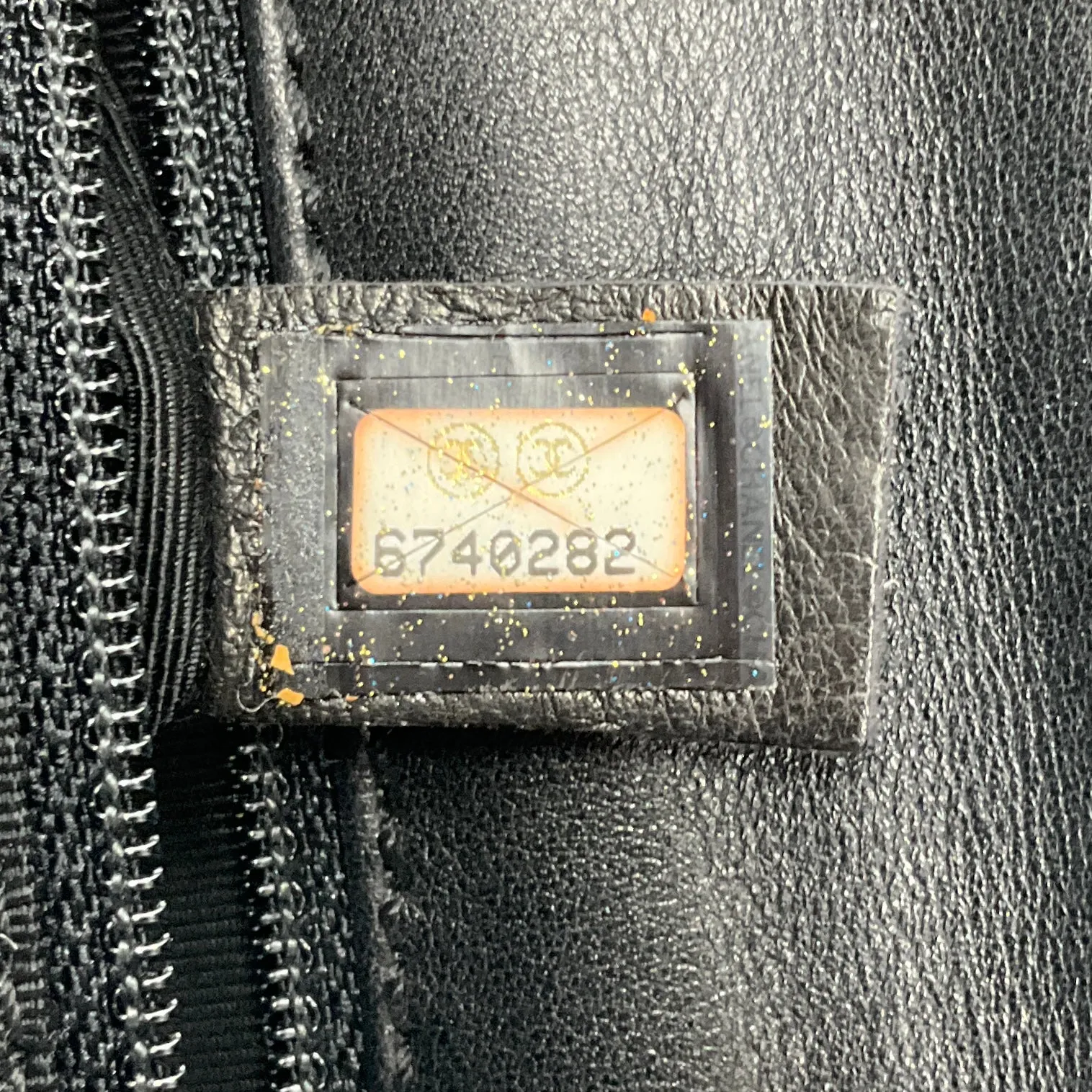 Chanel Beige / Black Mademoiselle Single Flap Bag