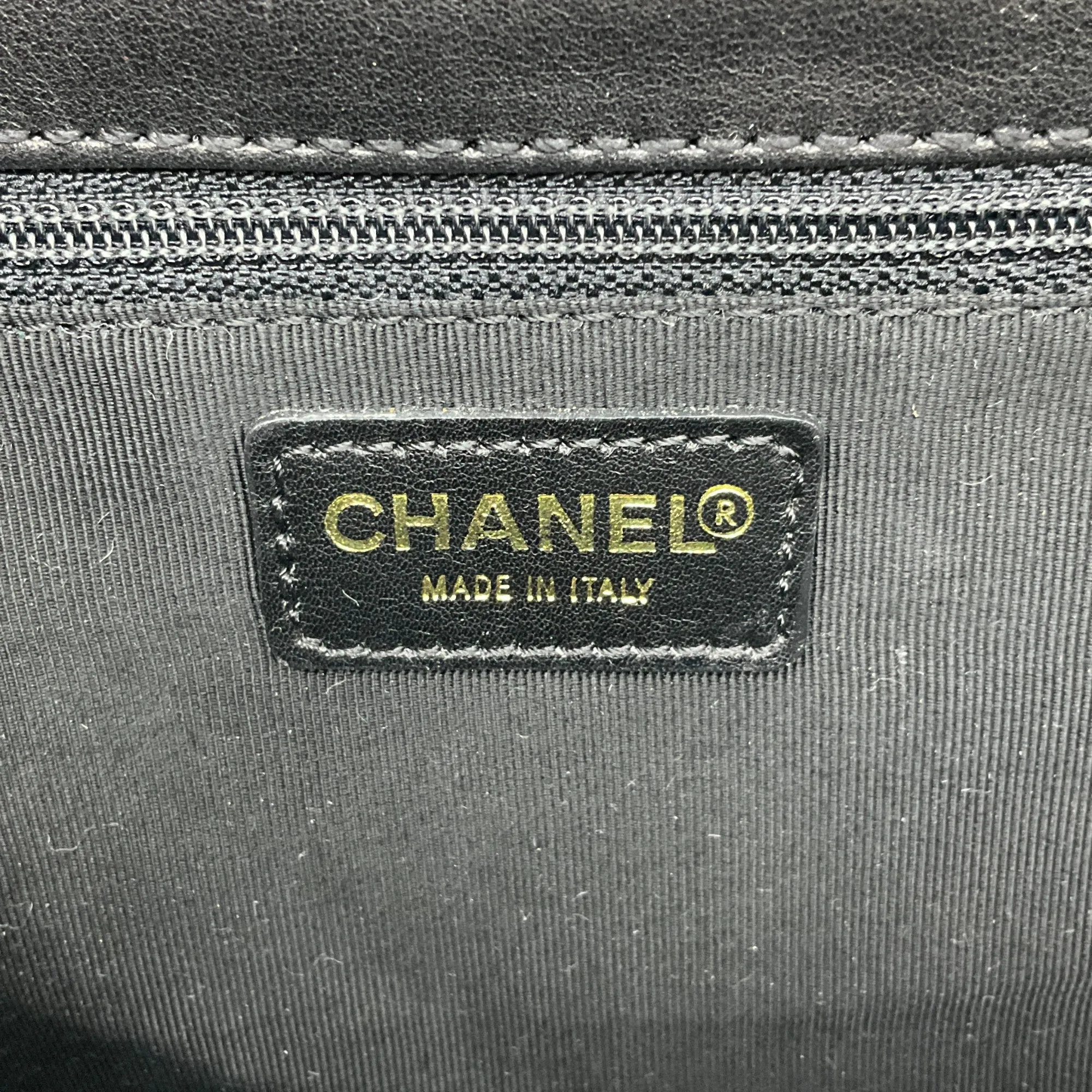Chanel Beige / Black Mademoiselle Single Flap Bag