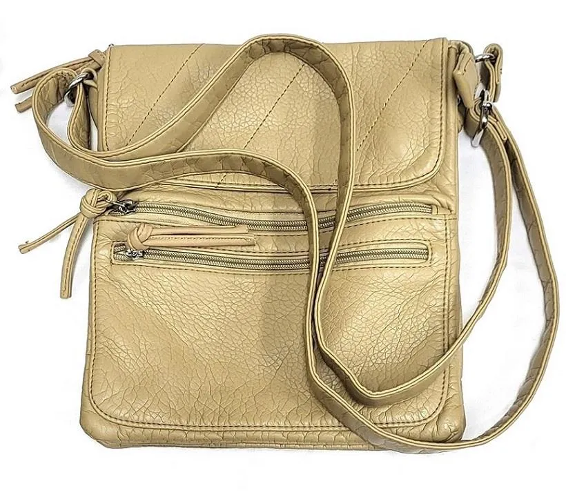 Crossbody Double Front Pocket