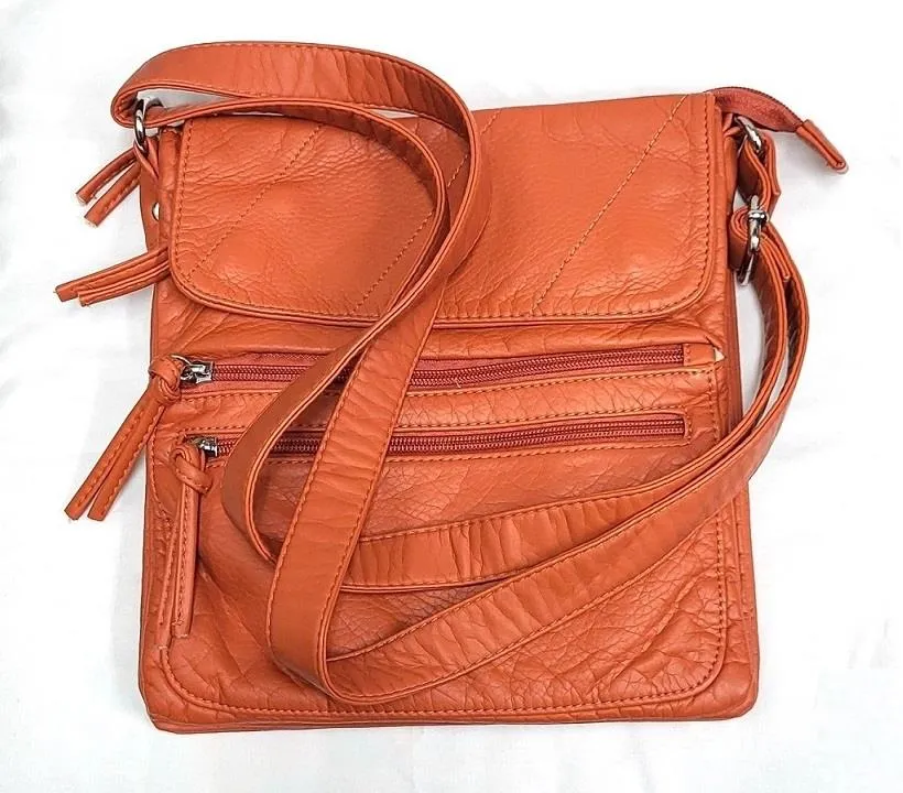 Crossbody Double Front Pocket