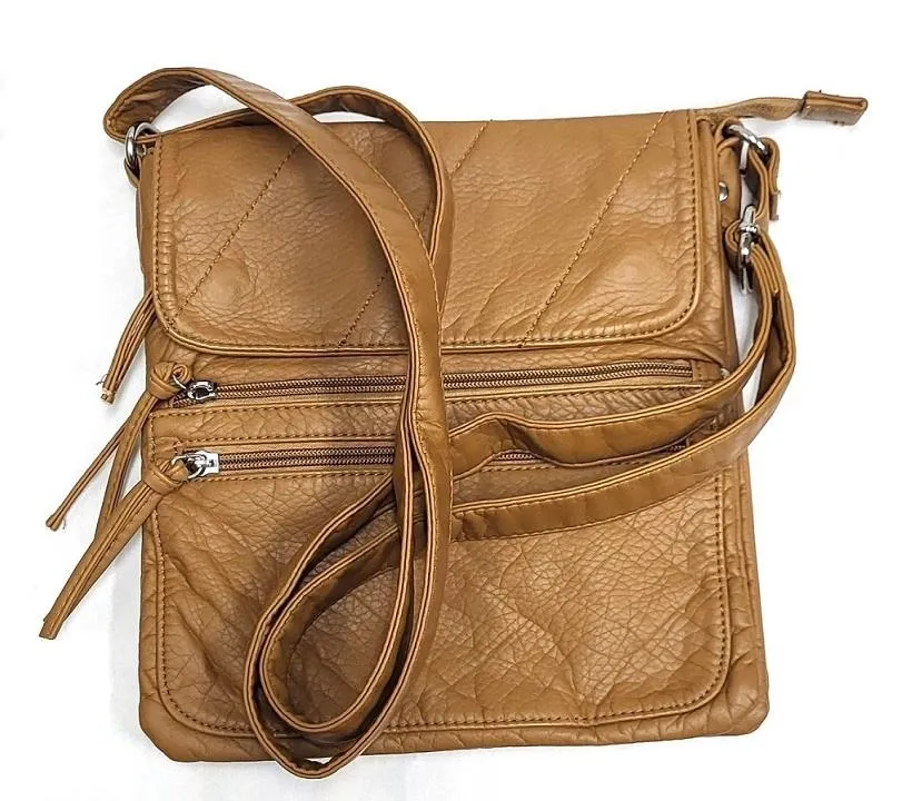Crossbody Double Front Pocket