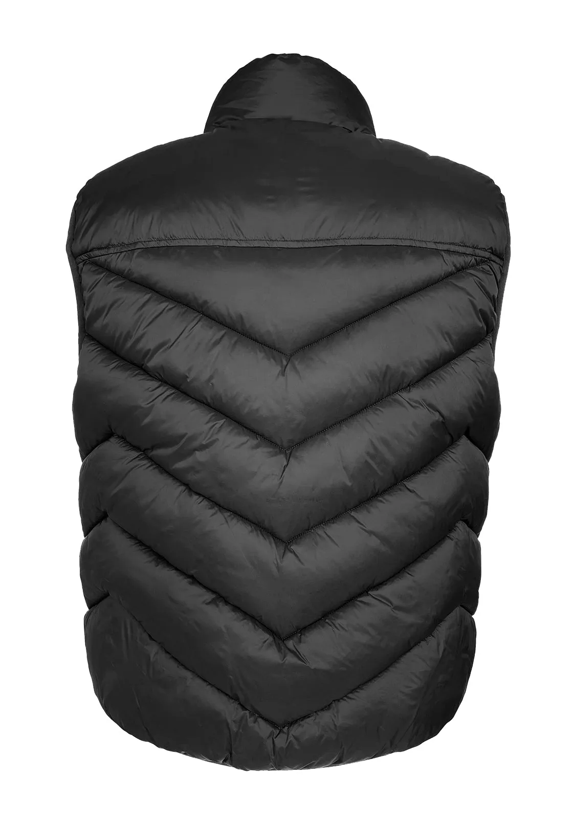 Davies Black Men's Puffer Vest - OBMEF007