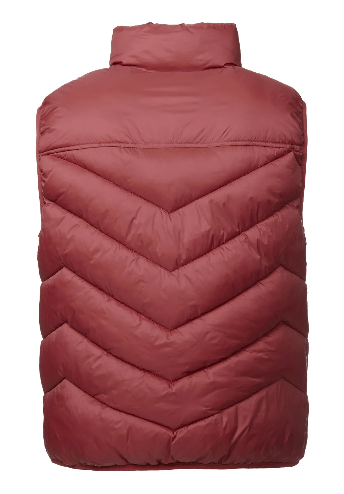 Davies Chilli Red Men's Puffer Vest - OBMEF007