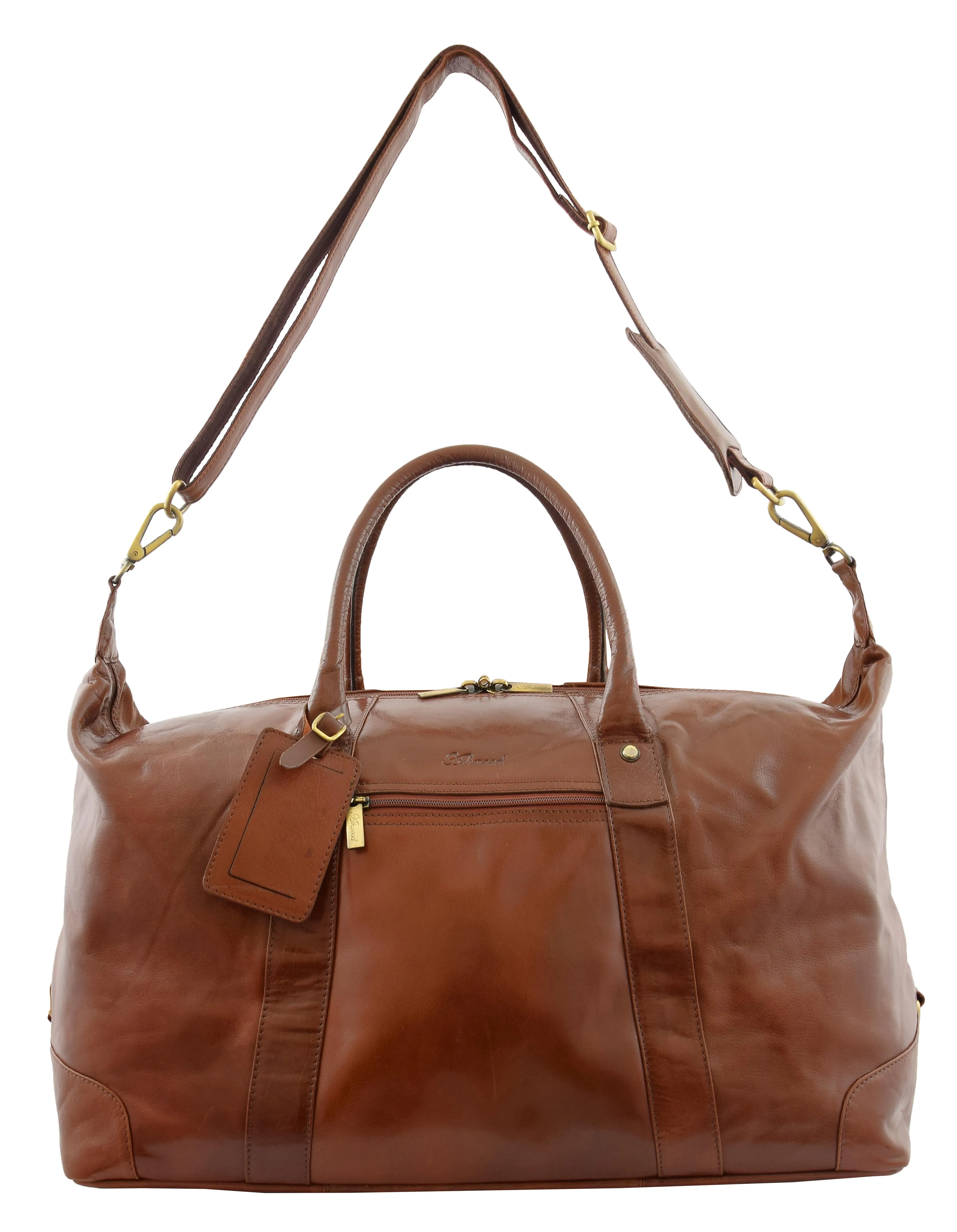 DR290 Hardrock Travel Leather Holdall Bag Cognac